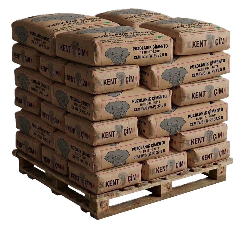 Çimento Torbaları Palet